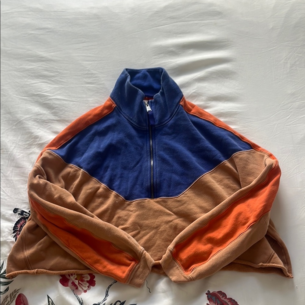 Colorblock Fleece Pullover